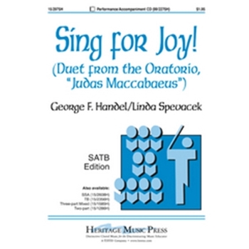 Sing For Joy  Duet From Judas Maccabaeus