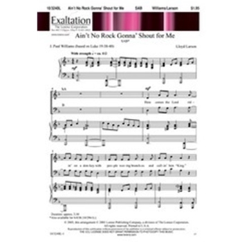 Ain't No Rock Gonna' Shout For Me