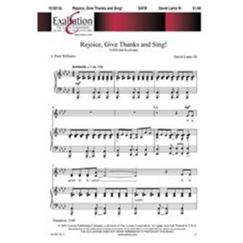 Rejoice Give Thanks And Sing