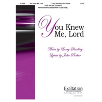 You Knew Me Lord