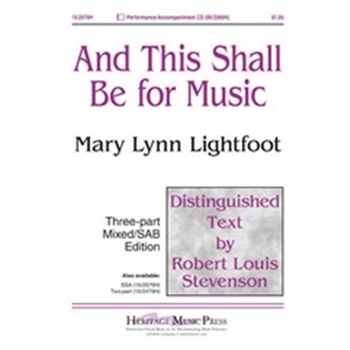 And This Shall Be For Music