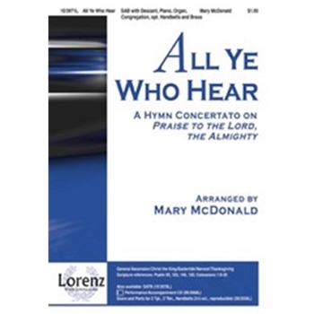 All Ye Who Hear