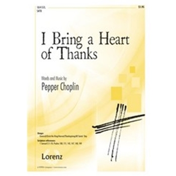 I Bring A Heart Of Thanks