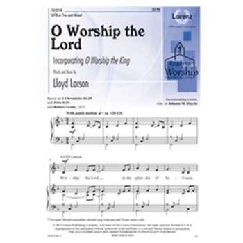 O Worship The Lord
