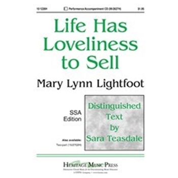 Life Has Loveliness To Sell