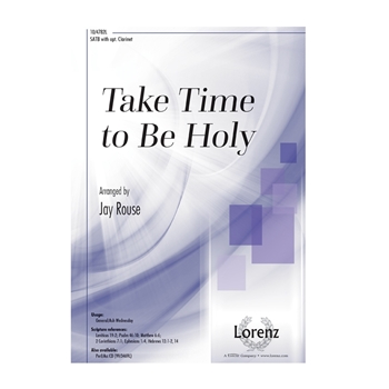 Take Time to Be Holy