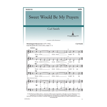 Sweet Would Be My Prayers