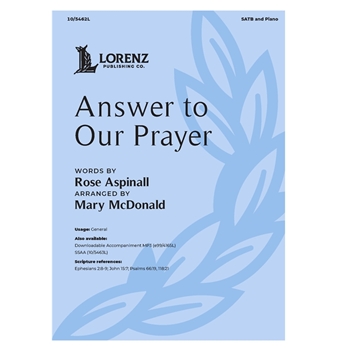 Answer to Our Prayer