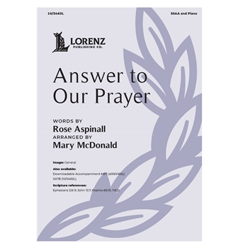 Answer to Our Prayer