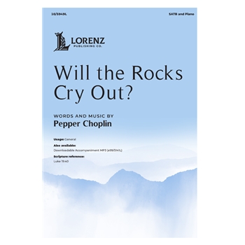 Will the Rocks Cry Out?