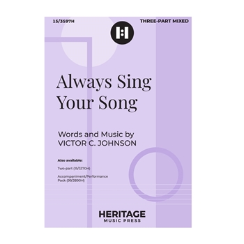 Always Sing Your Song