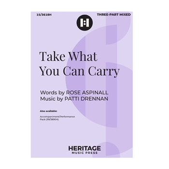 Take What You Can Carry