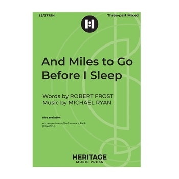 And Miles to Go Before I Sleep