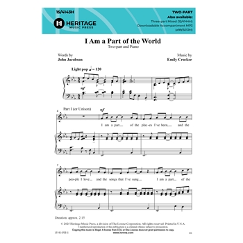 I Am a Part of the World