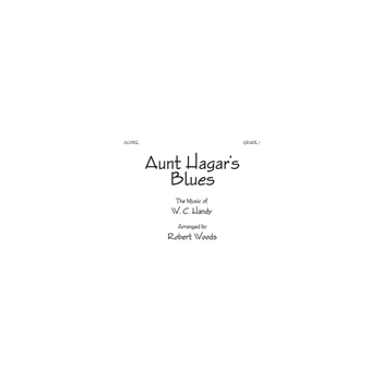 Aunt Hagar's Blues - Score