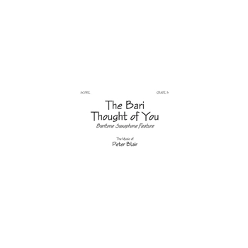 The Bari Thought of You - Score