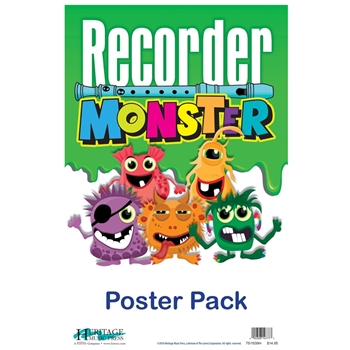 Recorder Monster Poster Pack