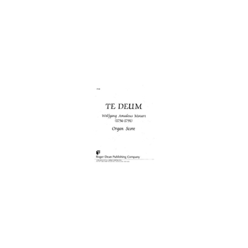 Te Deum - Organ Score