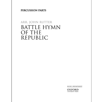Battle Hymn of the Republic  (Percussion Part)