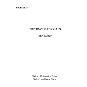 Birthday Madrigals