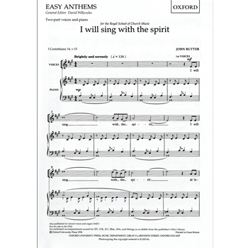 I Will Sing With The Spirit