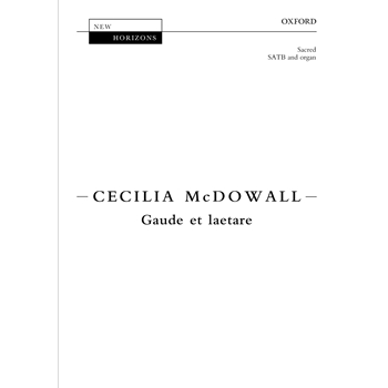 Gaude et laetareVocal score