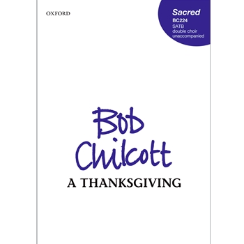 A ThanksgivingVocal score