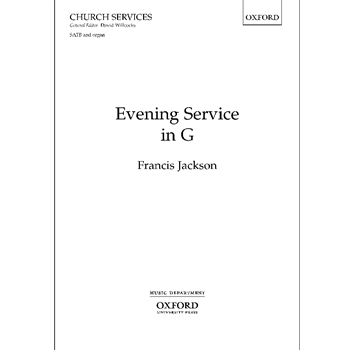 Evening Service in GVocal score