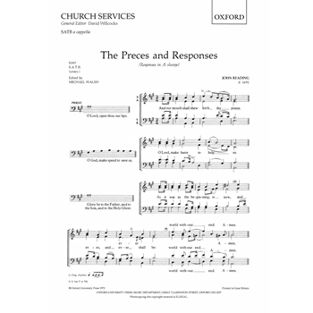 The Preces and Responses (including the Lord's Prayer)