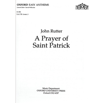 A Prayer of Saint PatrickVocal score
