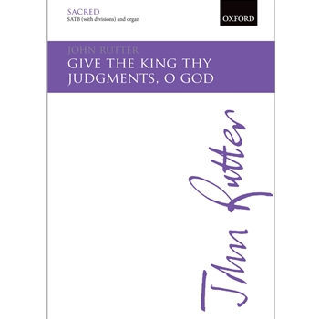 Give The King Thy Judgments O God