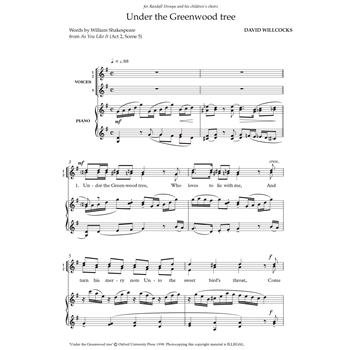 Under the Greenwood tree
