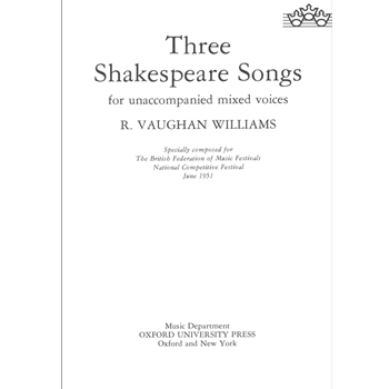 Three Shakespeare Songs