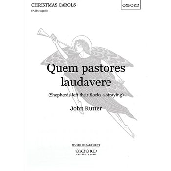 Quem pastores laudavereVocal score