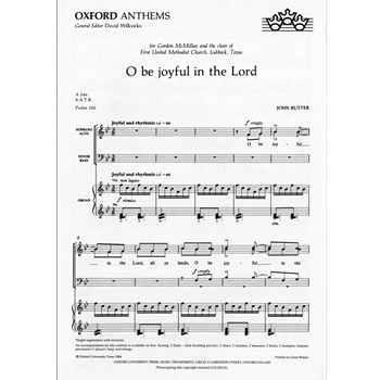 O Be Joyful In The Lord