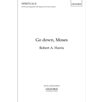 Go down, MosesVocal score