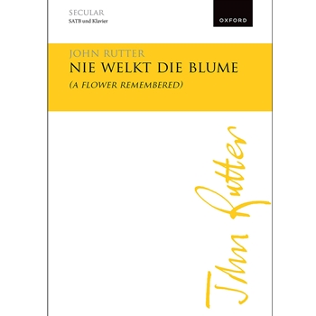 Nie welkt die Blume (A flower remembered)