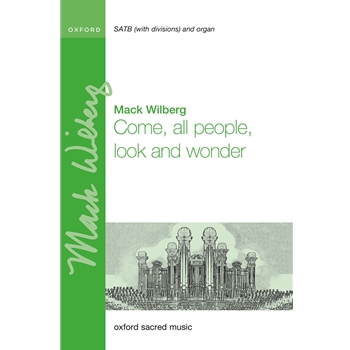 Come, all people, look and wonderVocal score