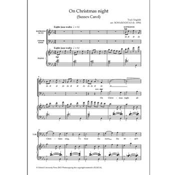 On Christmas night (Sussex Carol)