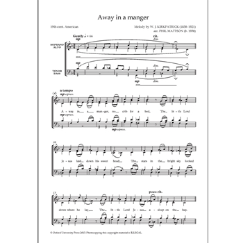 Away in a manger