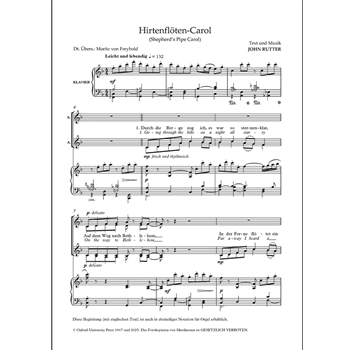 Hirtenflöten-Carol (Shepherd's Pipe Carol)