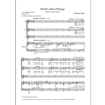 Welch süß're Klänge (What sweeter music)