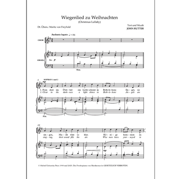 Wiegenlied zu Weihnachten (Christmas Lullaby)