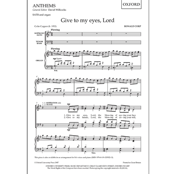 Give To My Eyes Lord