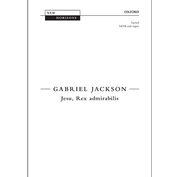 Jesu, Rex admirabilisVocal score