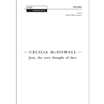 Jesu, the very thought of theeVocal score
