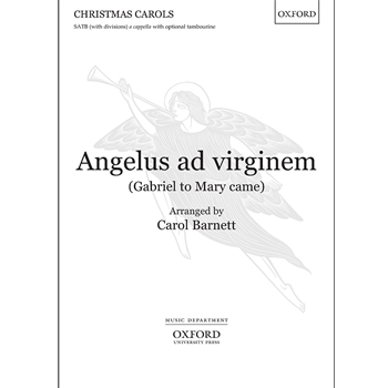 Angelus ad virginem (Gabriel to Mary came)Vocal score