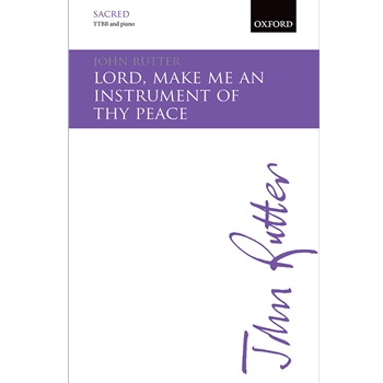 Lord, make me an instrument of thy peace