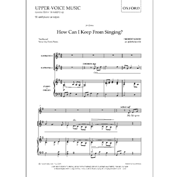 How Can I Keep From Singing