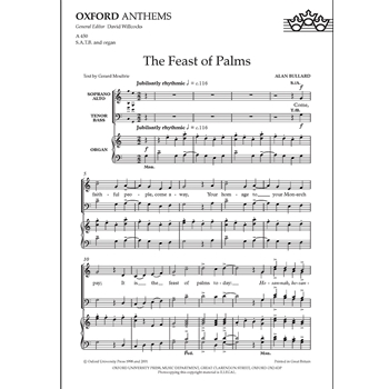 The Feast of PalmsVocal score